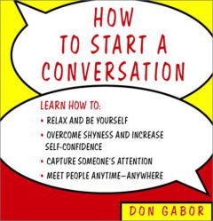 How to Start a Conversation by Don Gabor Paperback Book