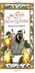 The Twelve Days of Christmas by Jan Brett Paperback Book