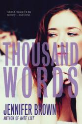 Thousand Words by Jennifer Brown Paperback Book