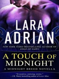 A Touch of Midnight (Midnight Breed) by Lara Adrian Paperback Book