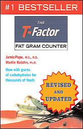 The T-Factor Fat Gram Counter, Revised and Updated Edition by Jamie Pope Paperback Book