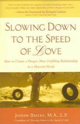Slowing Down to the Speed of Love by Joseph Bailey Paperback Book