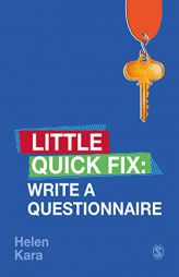 Write a Questionnaire: Little Quick Fix by Helen Kara Paperback Book