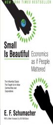 Small Is Beautiful: Economics as if People Mattered by E. F. Schumacher Paperback Book