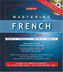 Mastering French Level Two with Book(s) by Barrons Educational Series Paperback Book