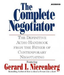 The Complete Negotiator: The Definitive Audio Handbook From the Father of Contemporary Negotiating by Gerard Nierenberg Paperback Book