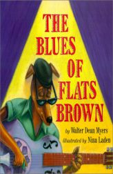 The Blues of Flats Brown by Walter Dean Myers Paperback Book