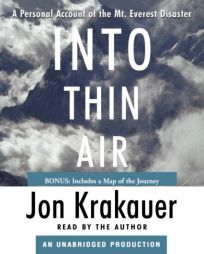 Into Thin Air: A Personal Account of the Mt. Everest Disaster by Jon Krakauer Paperback Book