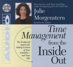 Time Management From The Inside Out by Julie Morgenstern Paperback Book