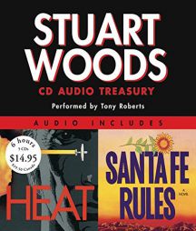 Stuart Woods Audio Treasury Low Price: Santa Fe Rules and Heat by Stuart Woods Paperback Book