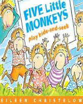 Five Little Monkeys Play Hide-And-Seek by Eileen Christelow Paperback Book