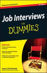 Job Interviews for Dummies by Joyce Lain Kennedy Paperback Book