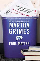 Foul Matter by Martha Grimes Paperback Book