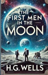 The First Men In The Moon(Illustrated) by H. G. Wells Paperback Book