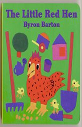 The Little Red Hen Board Book by Byron Barton Paperback Book